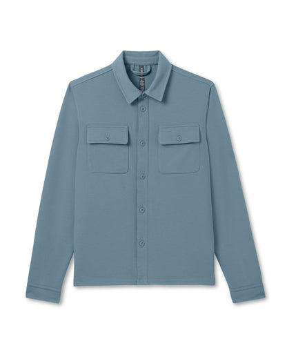 Waffle Shirt Jacket Versatile Men's Abyss Shirt Jacket - Vuori