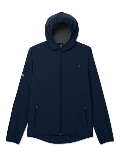 Outdoor Trainer Shell Men's Lightweight Full-Zip Ink Jacket - Vuori