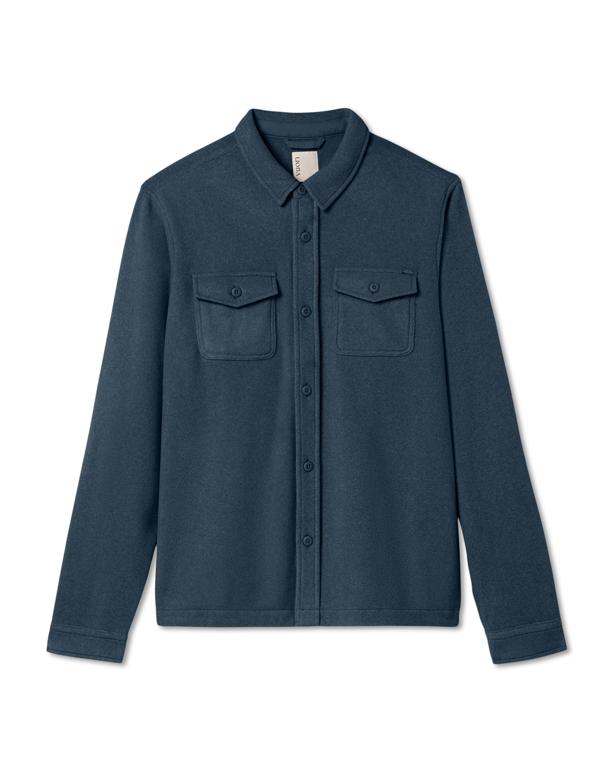 Aspen Shirt Jacket Men's Ocean Blue Fleece Shirt Jacket - Vuori