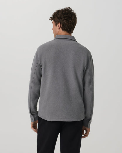 Beach Fleece Shirt Jacket Men's Pinecone Heather Jacket - Vuori
