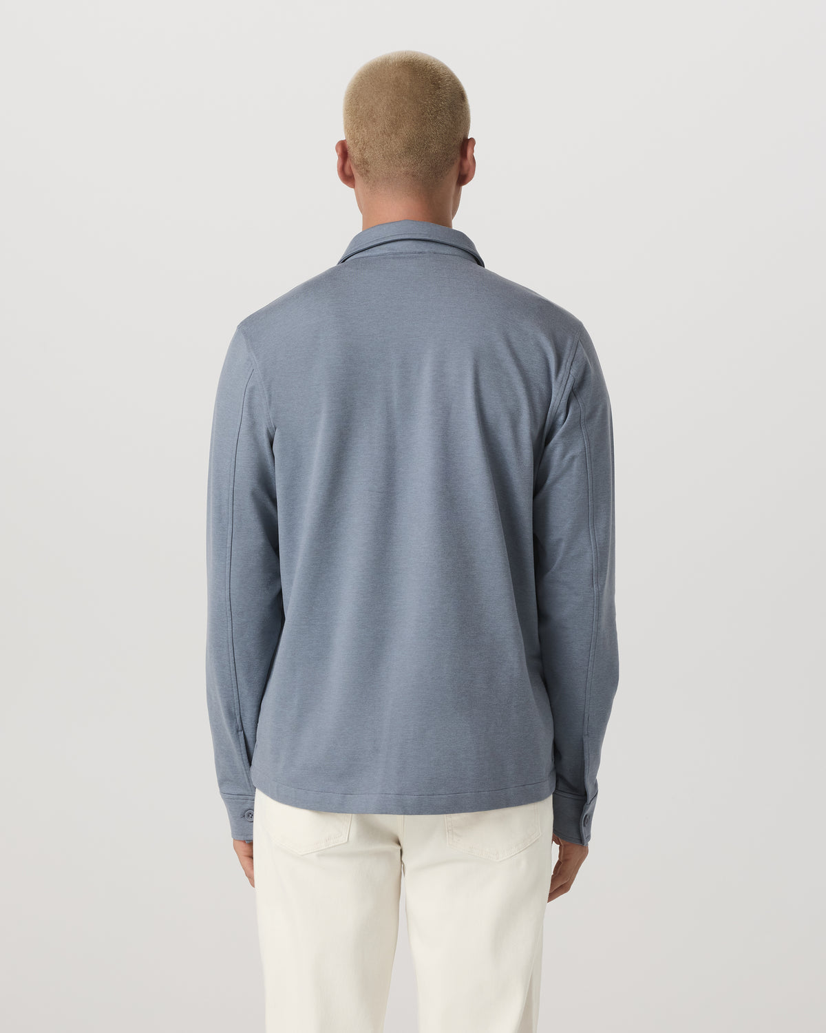 Coronado Shirt Jacket Men's Slate Blue Heather Jacket - Vuori