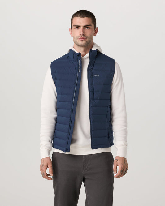 Steadfast Insulated Vest Men's Blue Coast Vest - Vuori