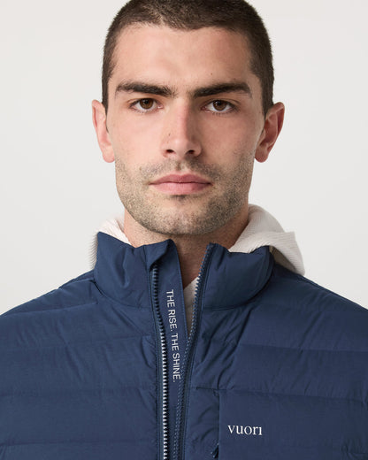 Steadfast Insulated Vest Men's Blue Coast Vest - Vuori