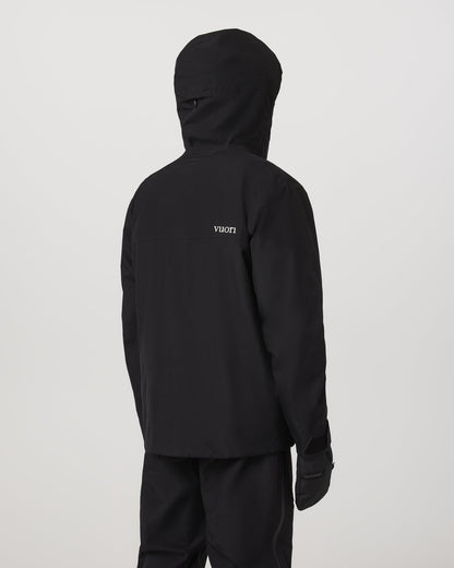 Taika Snow Shell Men's Black Ski/Board Jacket for Winter - Vuori