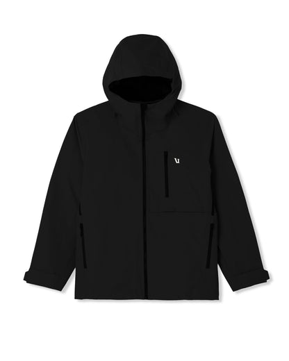 Taika Snow Shell Men's Black Ski/Board Jacket for Winter - Vuori