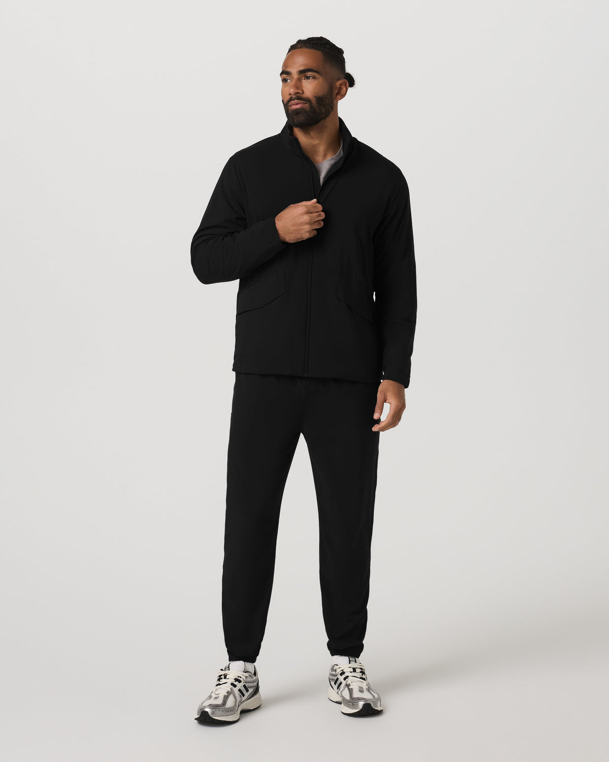 Octa Wind Shell Multi-Purpose Men's Black Jacket - Vuori