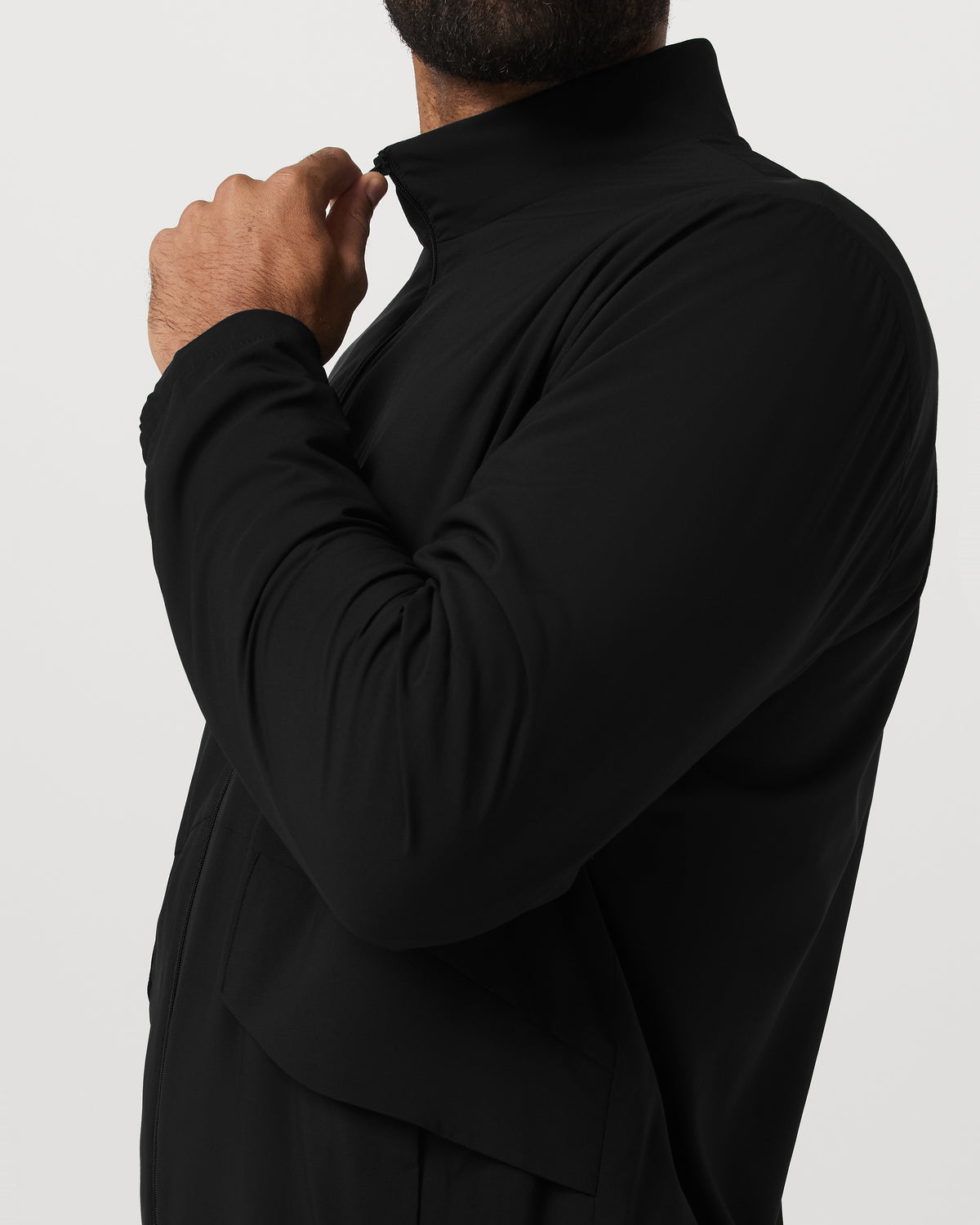 Octa Wind Shell Multi-Purpose Men's Black Jacket - Vuori