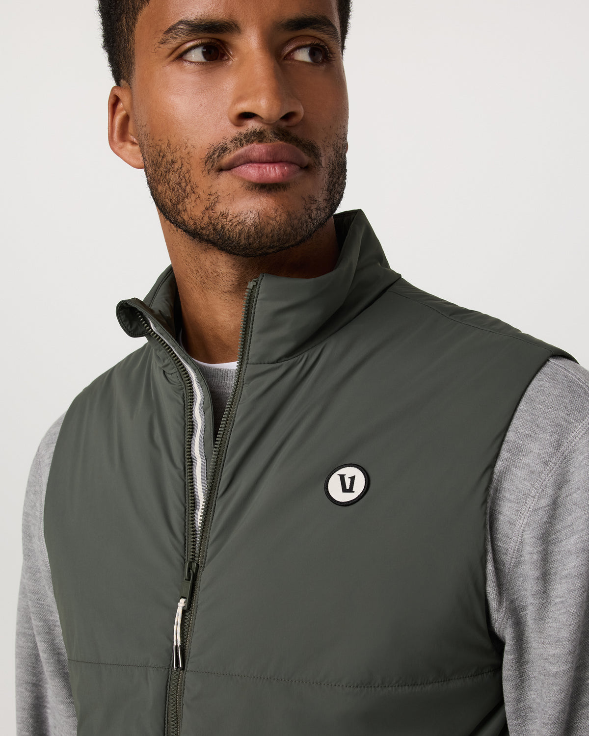 Echo Insulated Vest 2.0 Men's River Rock Vest - Vuori