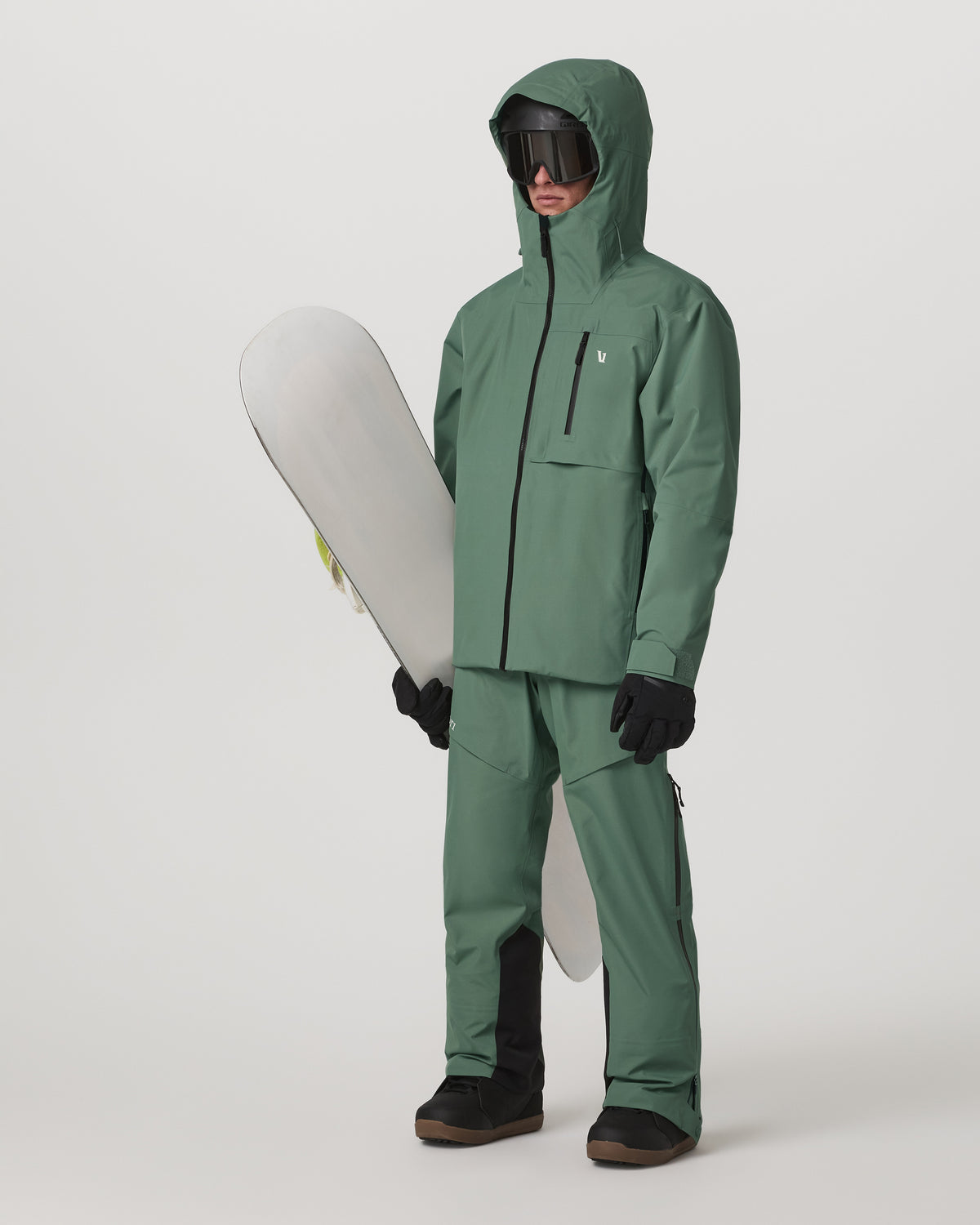 Taika Snow Shell Men's Sea Pine Ski/Board Jacket - Vuori