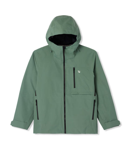 Taika Snow Shell Men's Sea Pine Ski/Board Jacket - Vuori