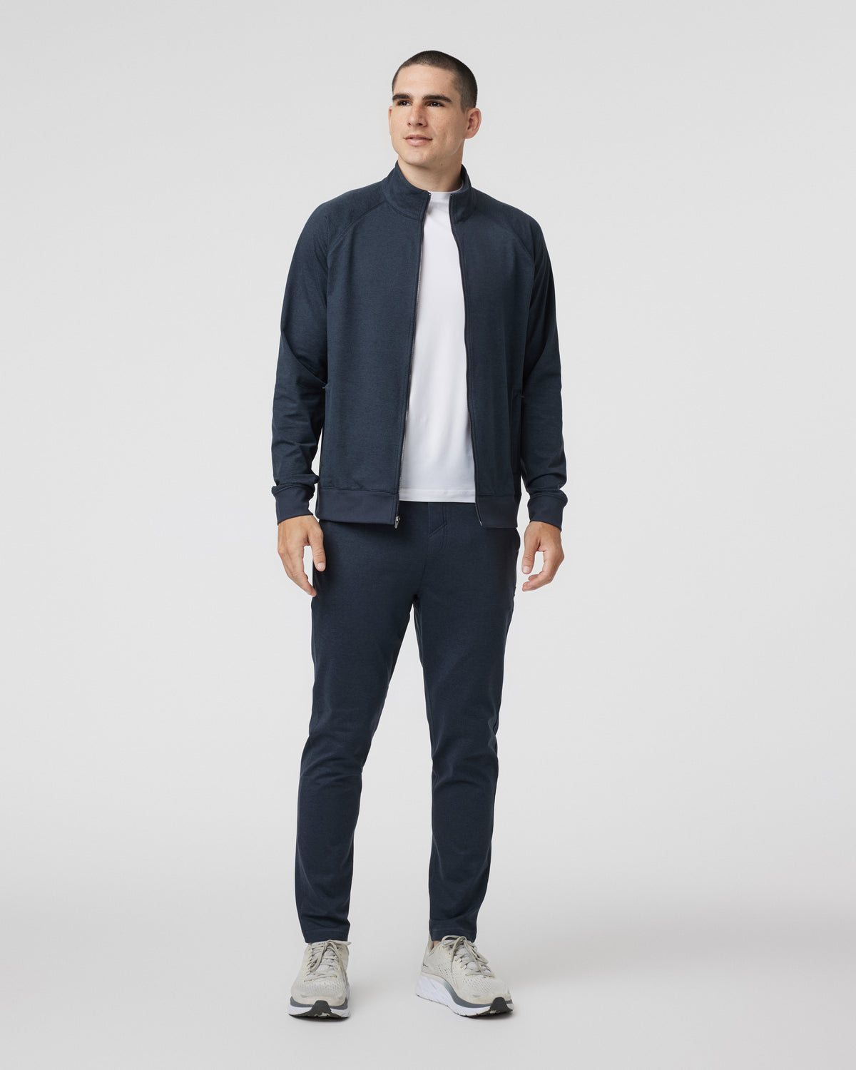 Coronado Novelty Full Zip Men's Midnight Jacket - Vuori