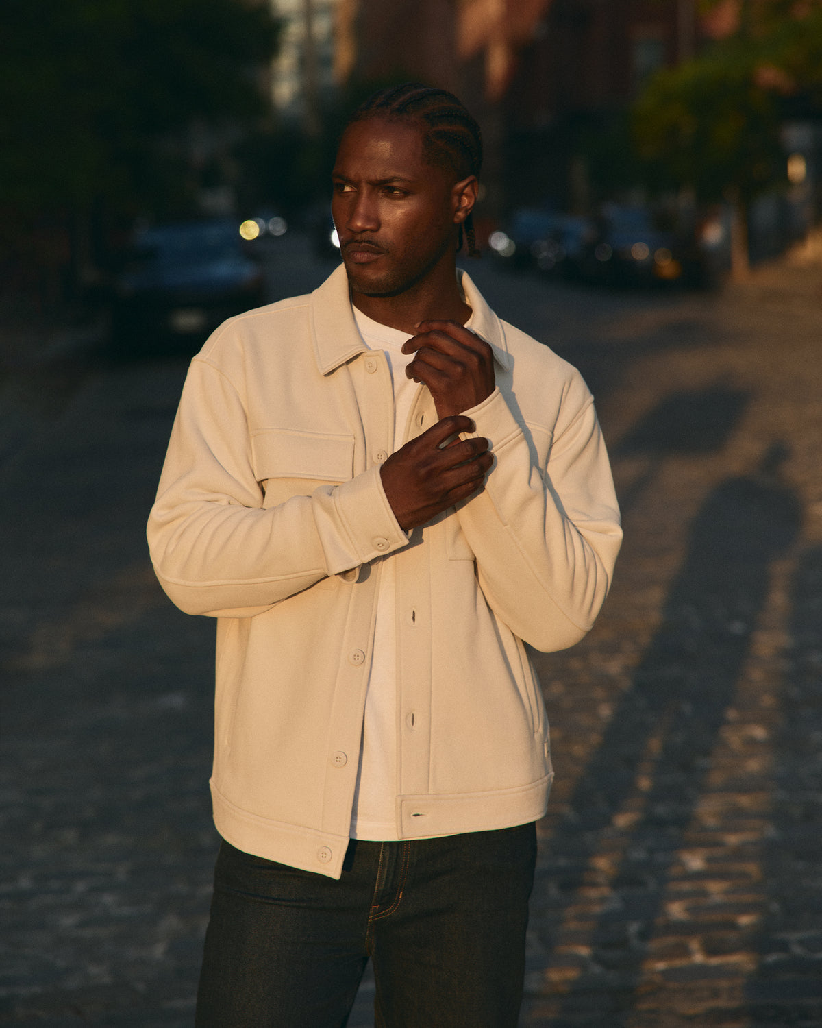 Seaside Shirt Jacket Men's Salt Lifestyle Jacket - Vuori