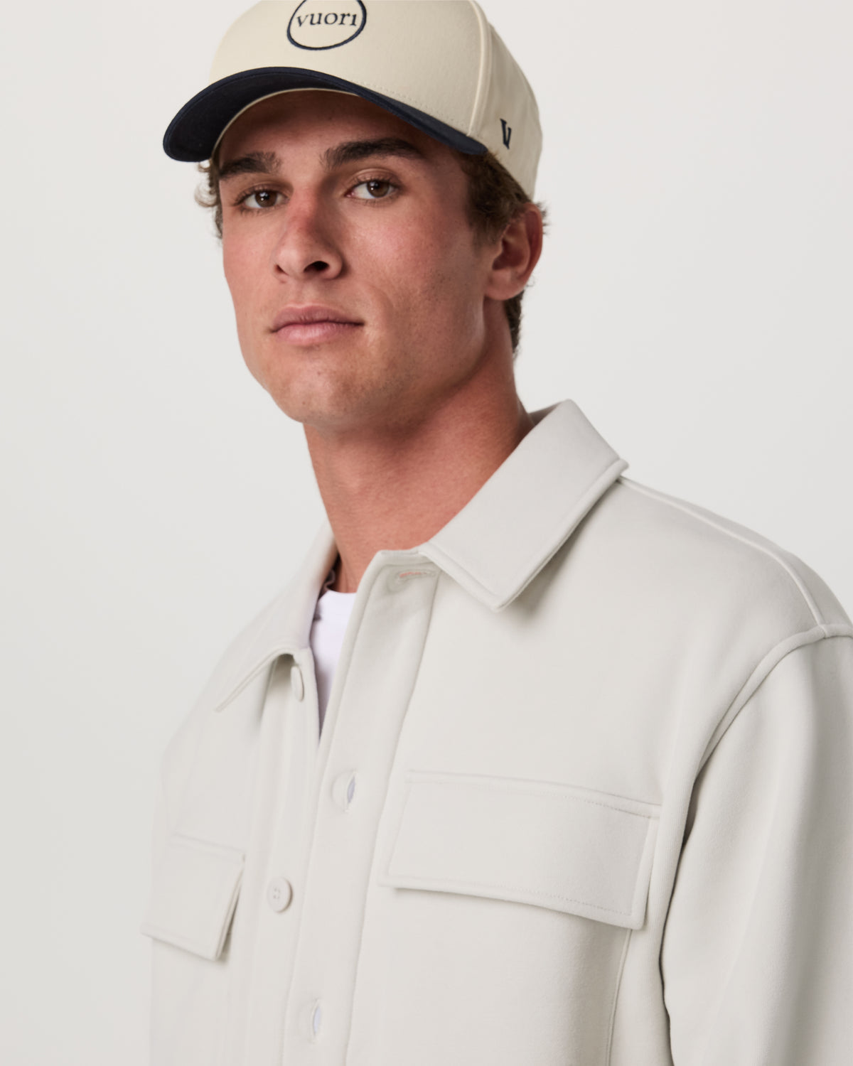 Seaside Shirt Jacket Men's Salt Lifestyle Jacket - Vuori