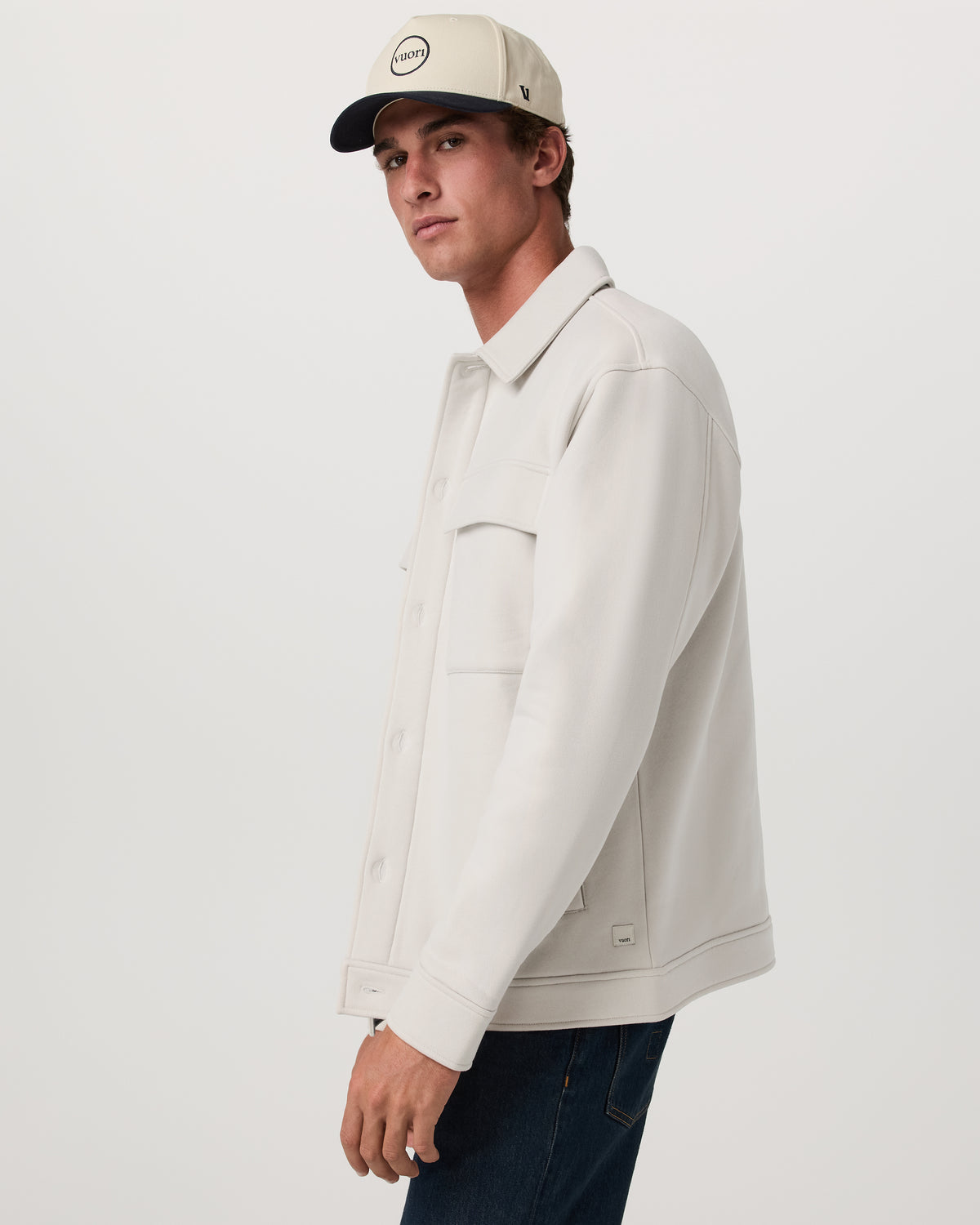 Seaside Shirt Jacket Men's Salt Lifestyle Jacket - Vuori
