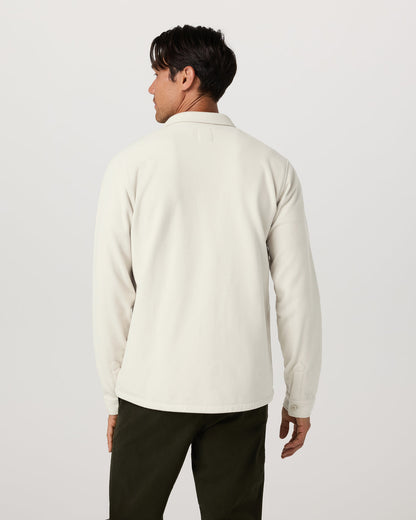 Aspen Shirt Jacket Men's Mushroom Fleece Shirt Jacket - Vuori