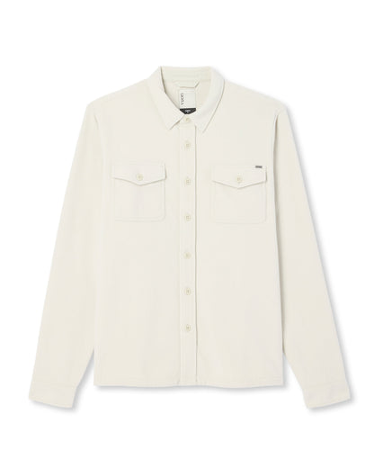 Aspen Shirt Jacket Men's Mushroom Fleece Shirt Jacket - Vuori