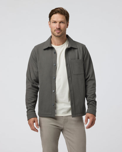 Beldon Shirt Jacket Knit Twill Oregano - Vuori