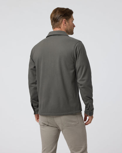 Beldon Shirt Jacket Knit Twill Oregano - Vuori