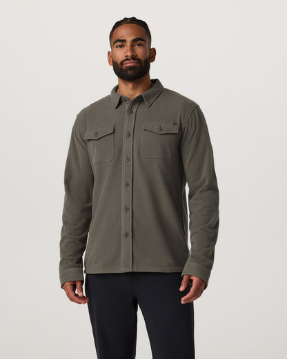 Aspen Shirt Jacket Men's Root Fleece Shirt Jacket - Vuori
