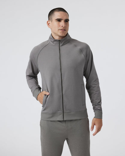 Coronado Novelty Full Zip Men's Dolomite Jacket - Vuori