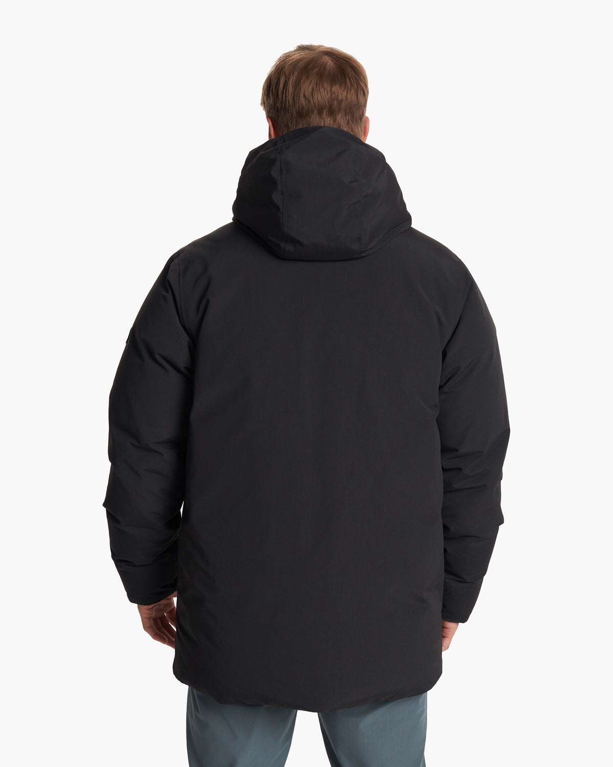 Northmost Insulated Parka Men's Black Down Parka - Vuori
