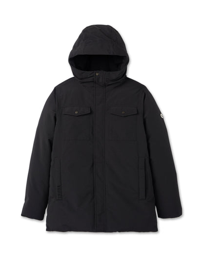 Northmost Insulated Parka Men's Black Down Parka - Vuori