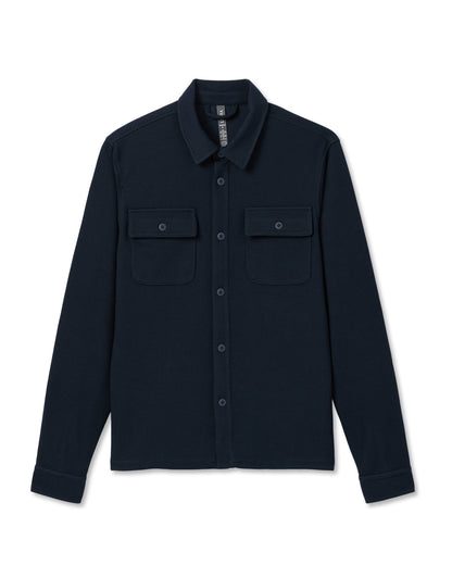 Waffle Shirt Jacket Ink - Vuori
