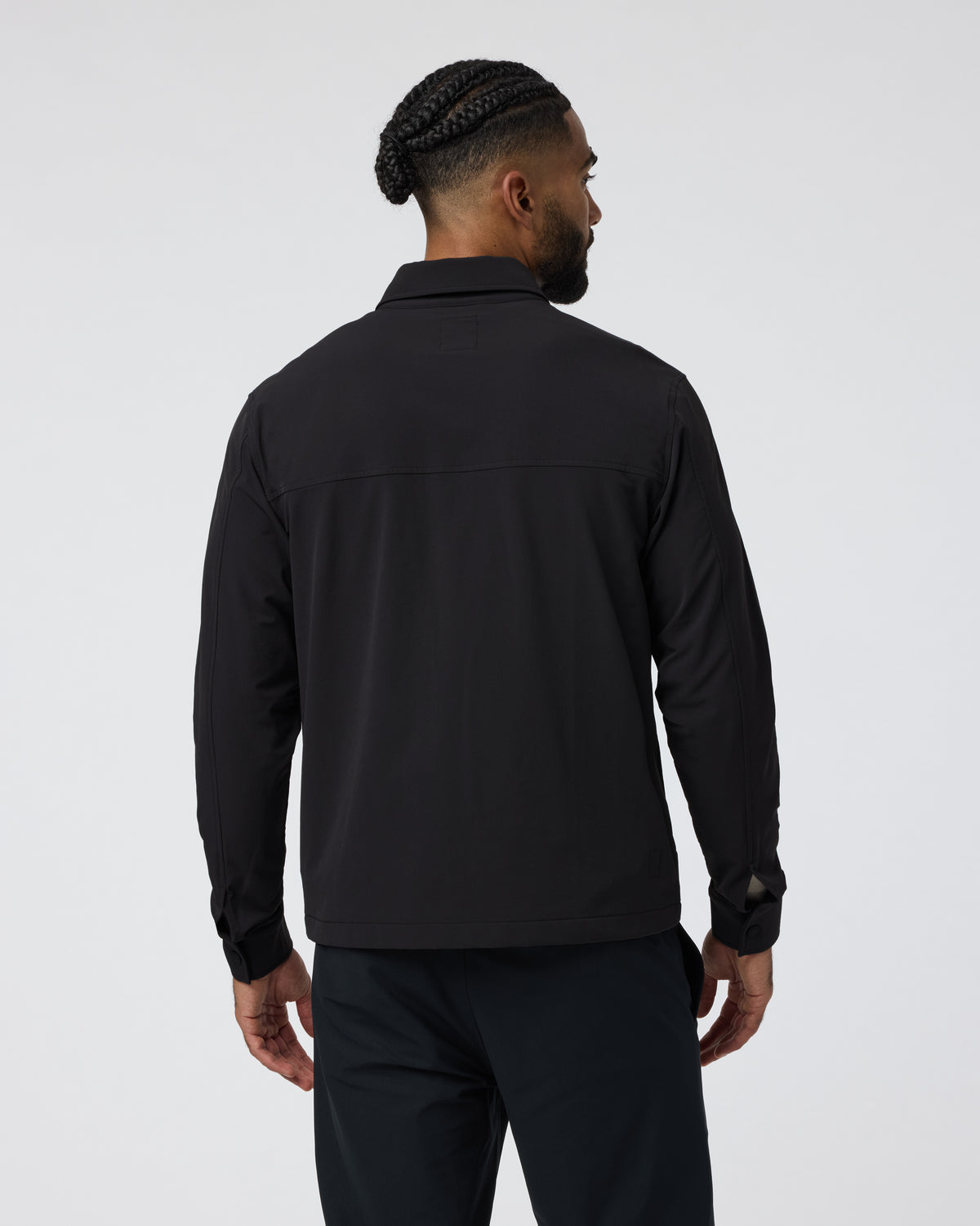Lawson Tech Shirt Jacket Black - Vuori
