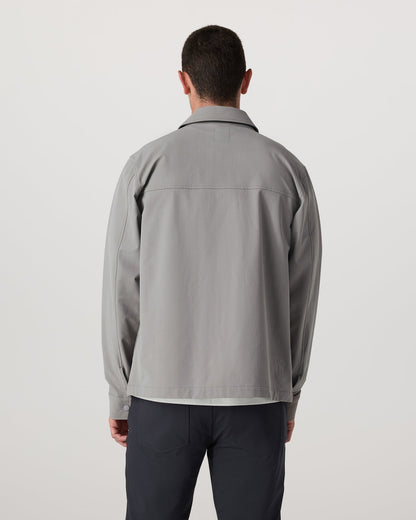 Lawson Tech Shirt Jacket Men's Shiitake Shirt Jacket - Vuori