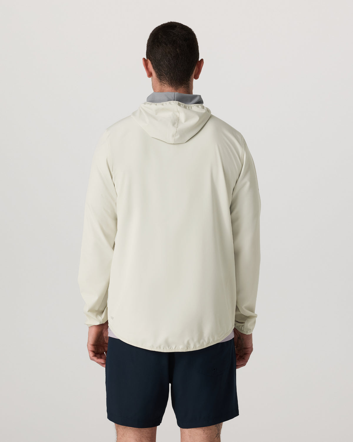 Outdoor Trainer Shell Men's Winter Grey Hooded Jacket - Vuori