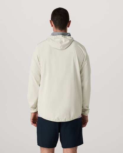 Outdoor Trainer Shell Men's Winter Grey Hooded Jacket - Vuori
