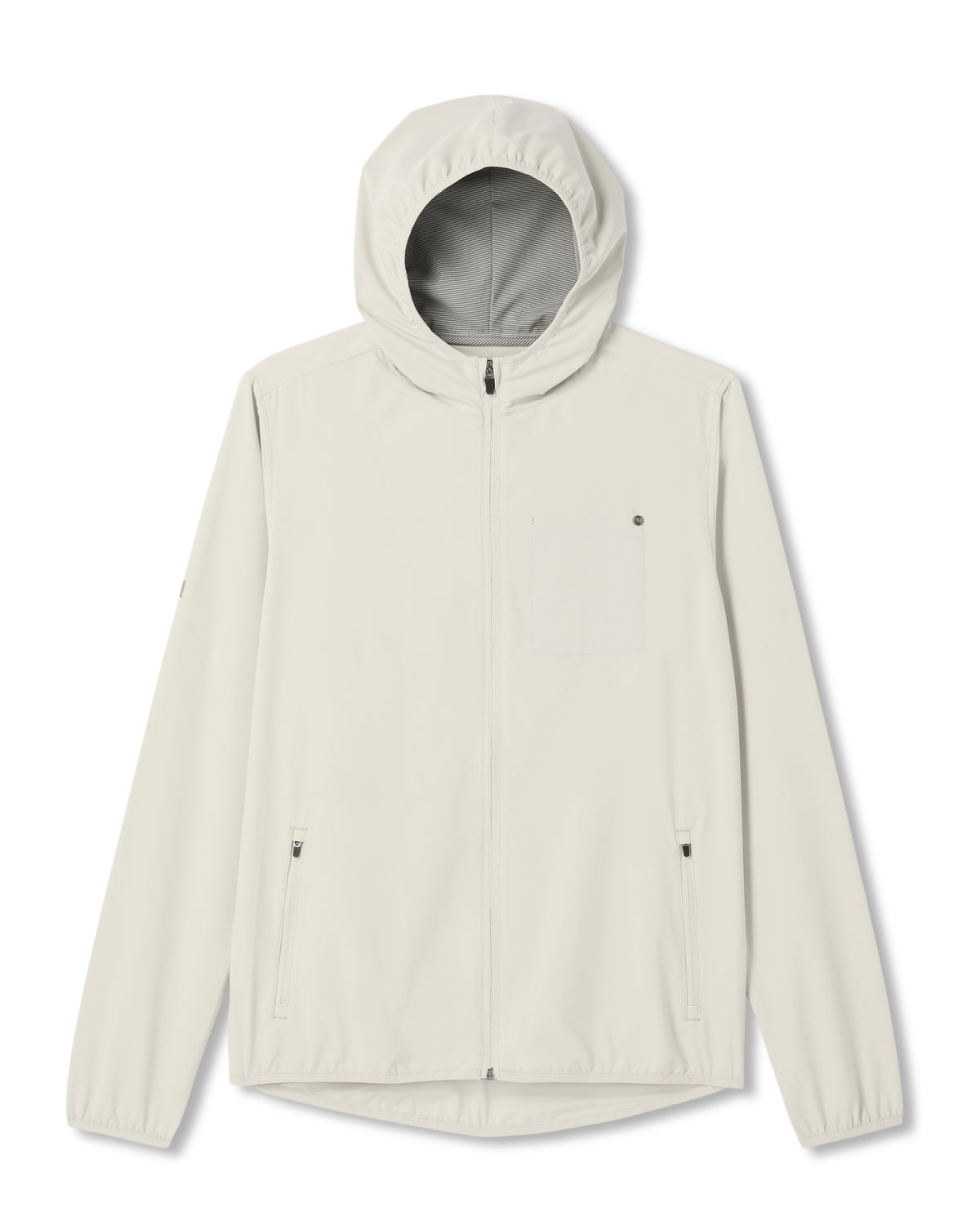 Outdoor Trainer Shell Men's Winter Grey Hooded Jacket - Vuori
