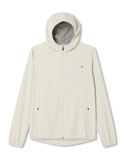 Outdoor Trainer Shell Men's Winter Grey Hooded Jacket - Vuori