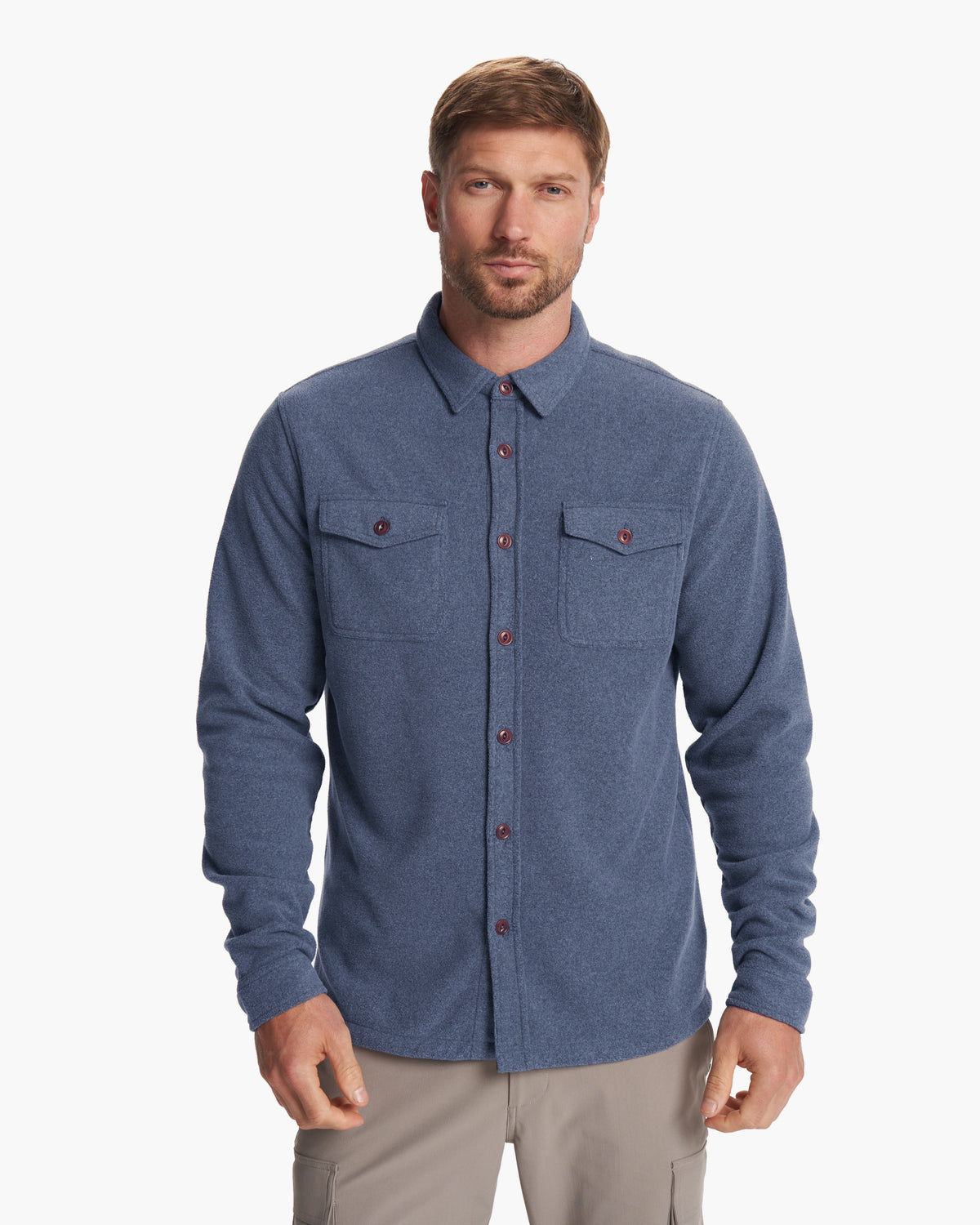 Aspen Shirt Jacket Azure Heather - Vuori