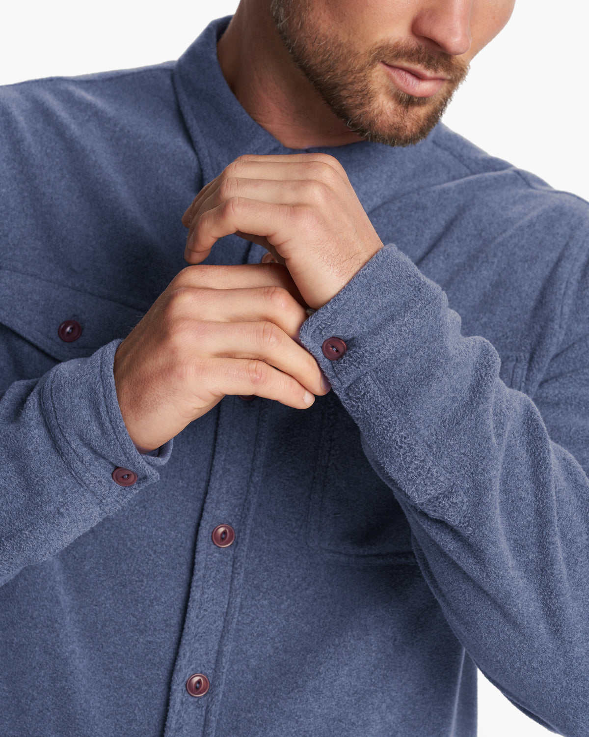 Aspen Shirt Jacket Azure Heather - Vuori