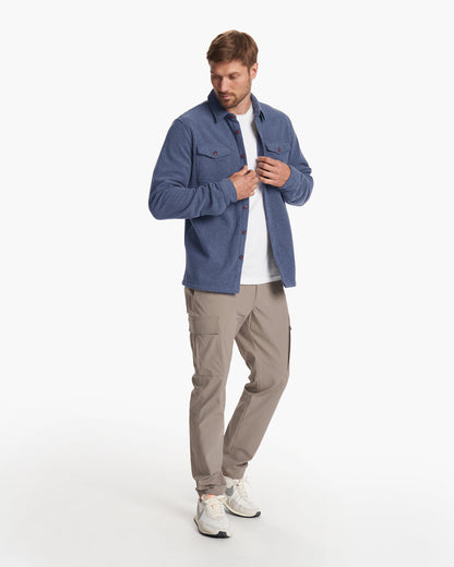 Aspen Shirt Jacket Azure Heather - Vuori