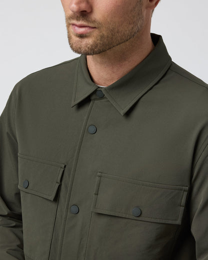 Lawson Tech Shirt Jacket Oregano - Vuori