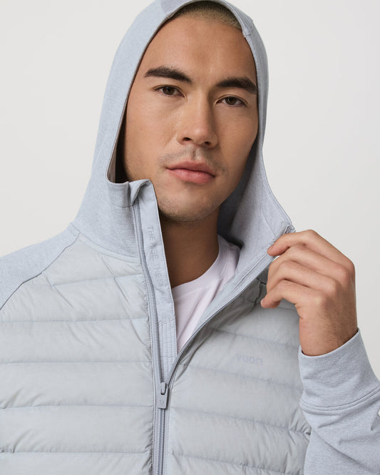 Steadfast Insulated Hybrid Men's Sea Fog Jacket - Vuori