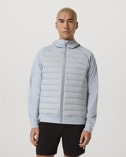 Steadfast Insulated Hybrid Men's Sea Fog Jacket - Vuori
