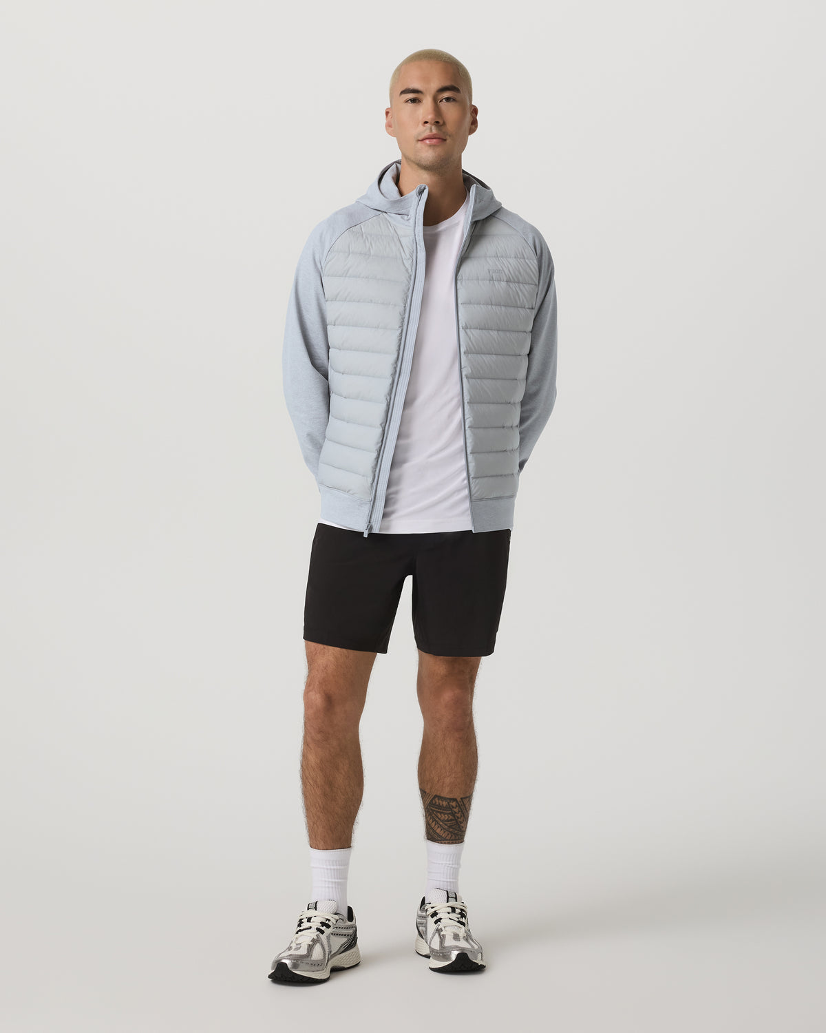 Steadfast Insulated Hybrid Men's Sea Fog Jacket - Vuori