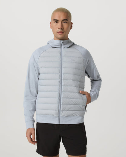 Steadfast Insulated Hybrid Men's Sea Fog Jacket - Vuori