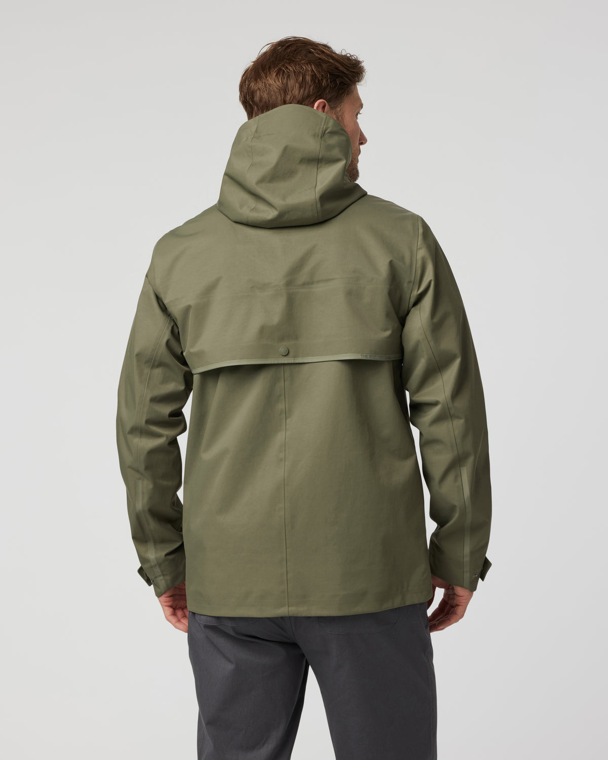 Tuuli Rain Jacket Men's Dark Metal Waterproof Jacket - Vuori