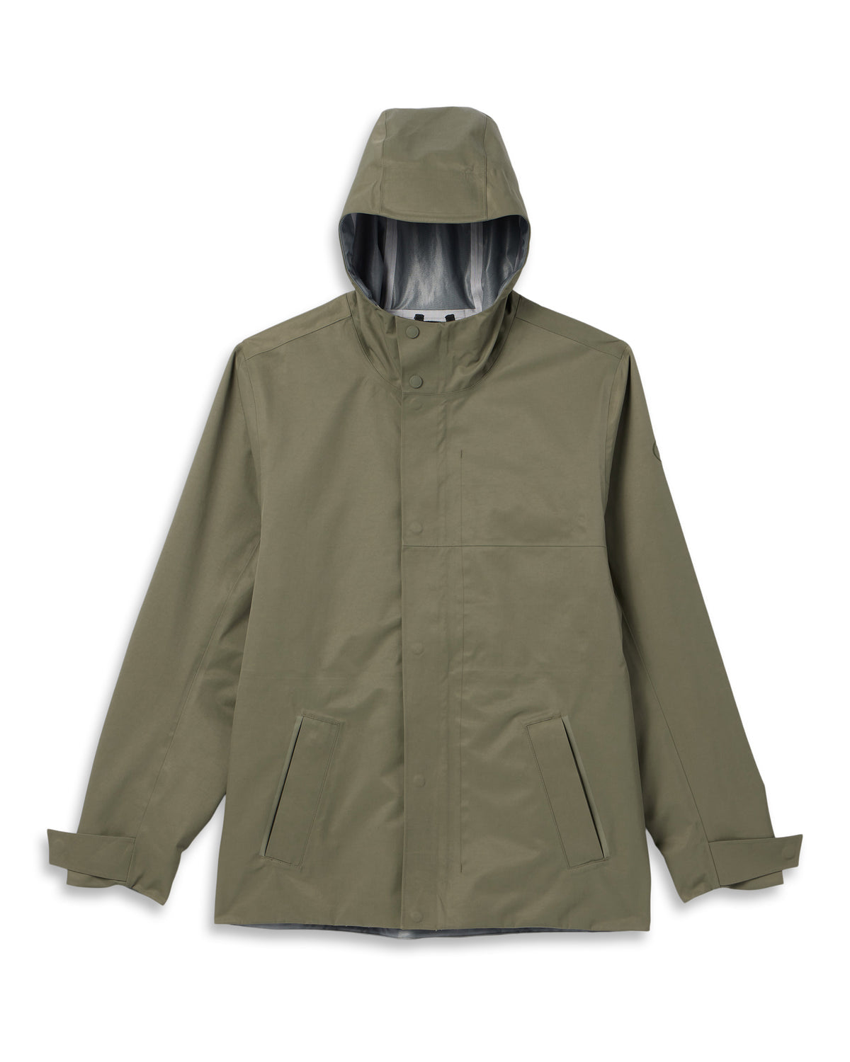 Tuuli Rain Jacket Men's Dark Metal Waterproof Jacket - Vuori