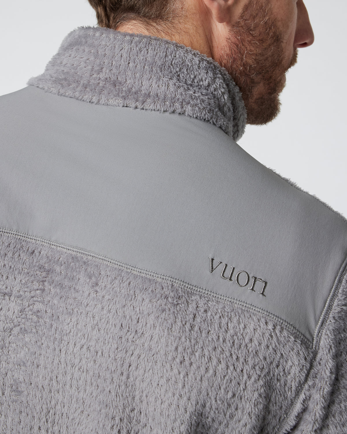 Fairfield Full Zip Jacket Shiitake Fleece Jacket - Vuori