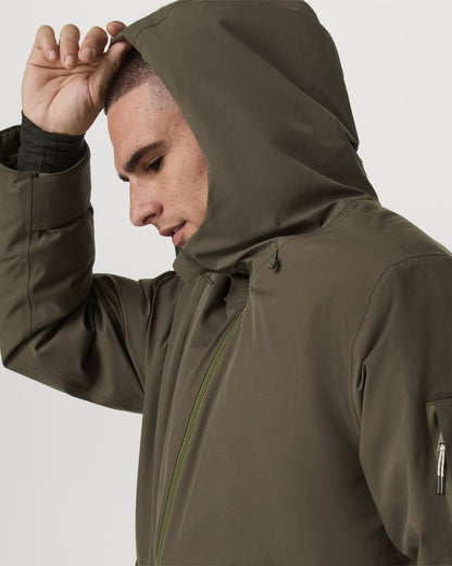 Bering Down Parka Warm Men's Oregano Jacket - Vuori