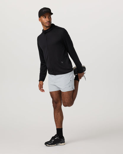 Powergrid Full Zip Jacket 2.0 Men's Black Fleece Jacket - Vuori
