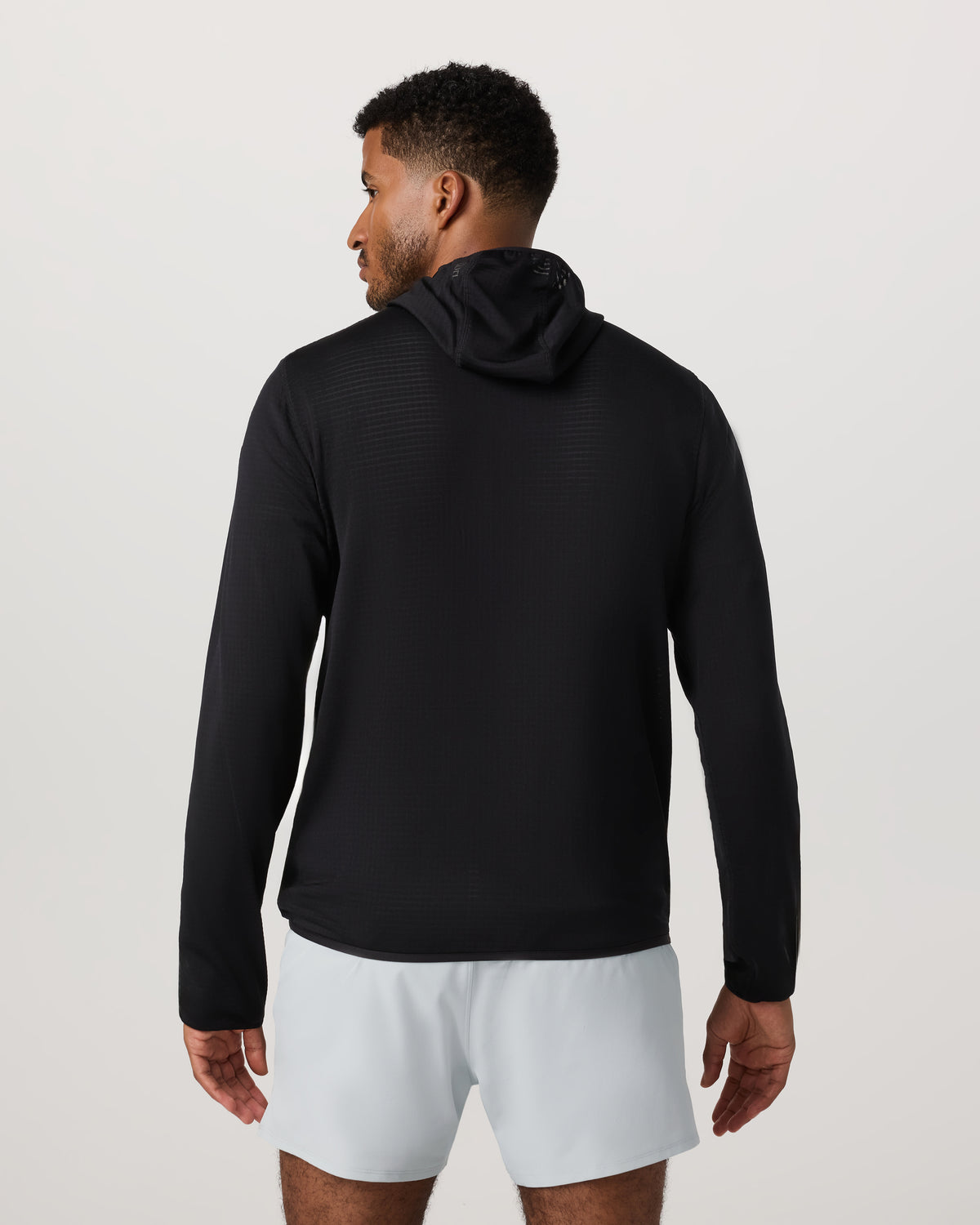 Powergrid Full Zip Jacket 2.0 Men's Black Fleece Jacket - Vuori