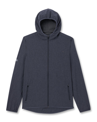 Outdoor Trainer Shell Dark Pewter Linen Texture - Vuori