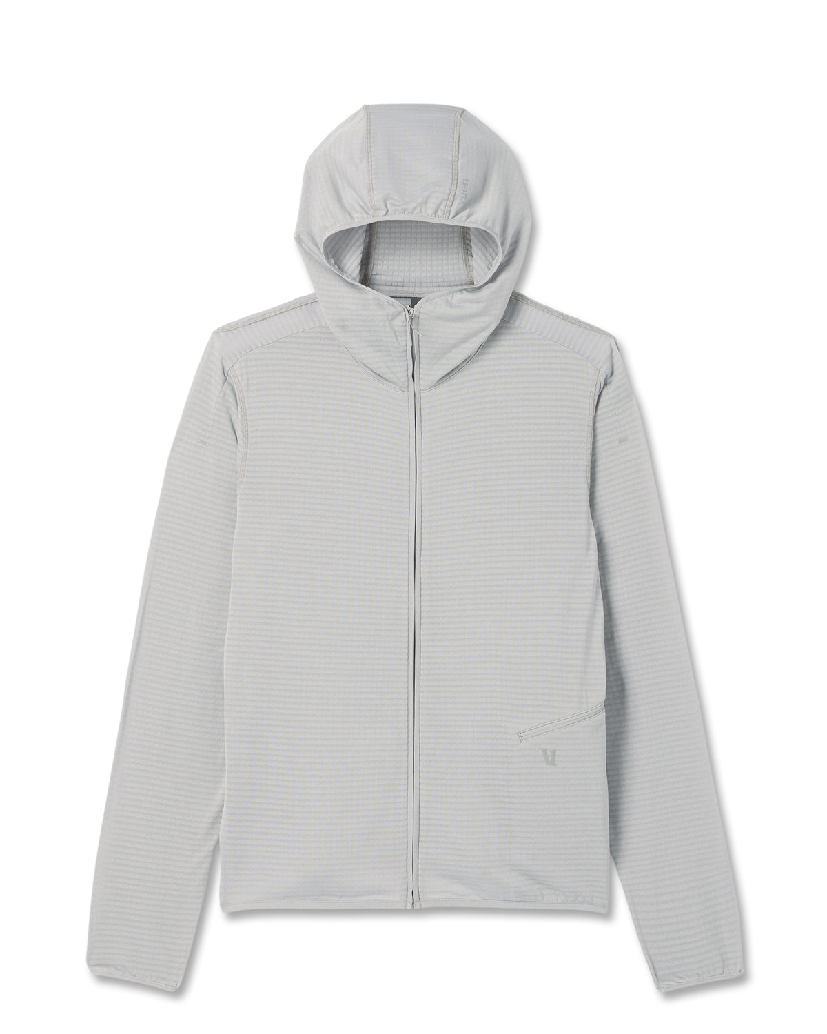 Powergrid Full Zip Jacket 2.0 Men's Sea Fog Fleece Jacket - Vuori