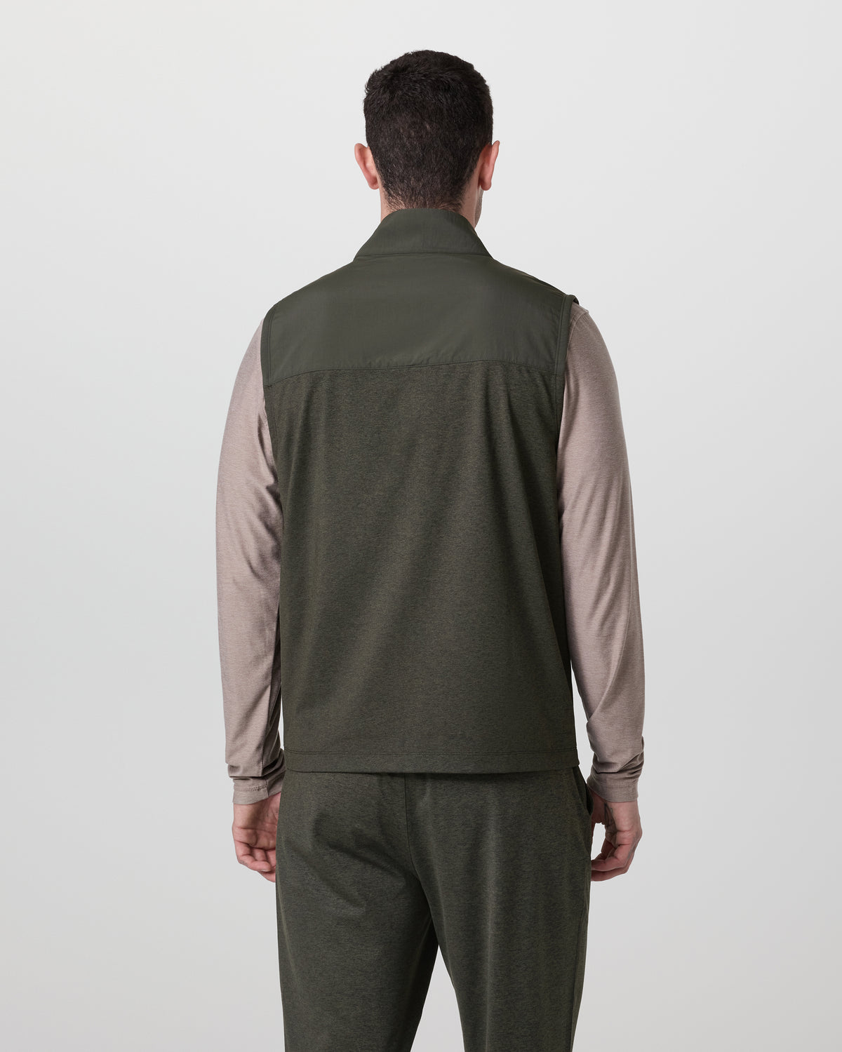 Sunday Element Vest Men's Kale Heather Vest - Vuori